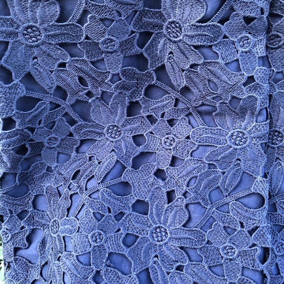 Navy crocheted dress - Picture 4 of 4